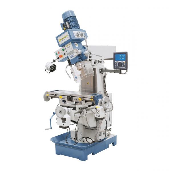 Bernardo Bohr- und Fräsmaschine KF 60 inkl. 3-Achs-Digitalanzeige ES-12 H und Vorschub für x/y-Achse